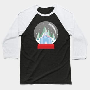 Magical Snowglobe Christmas Baseball T-Shirt